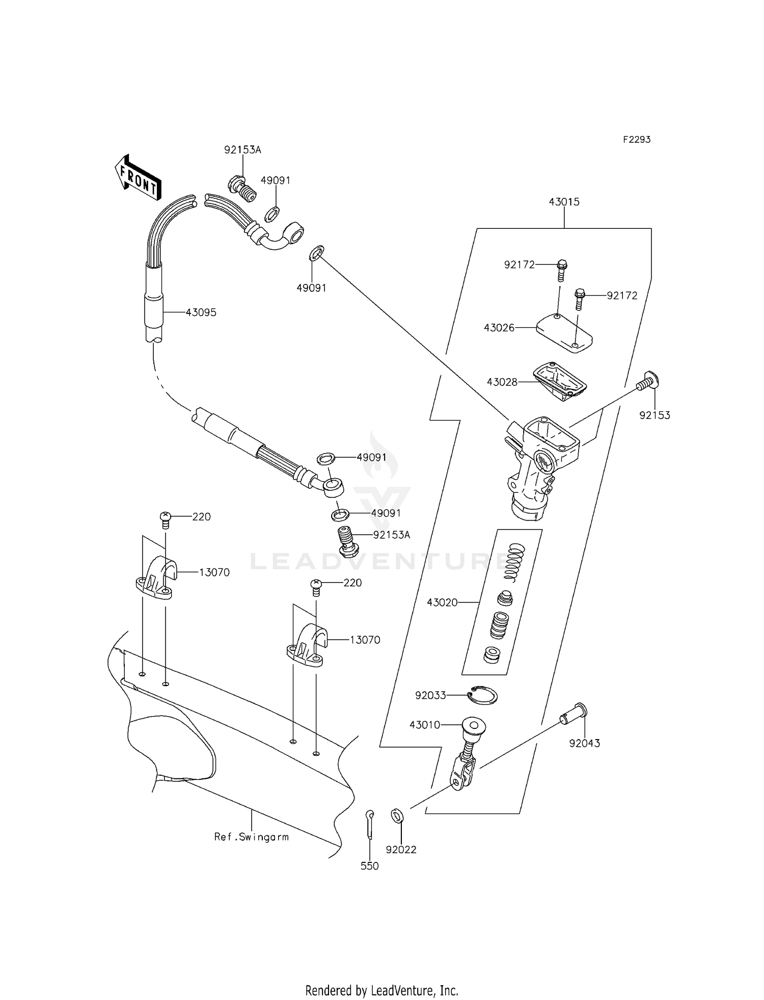 REAR MASTER CYLINDER