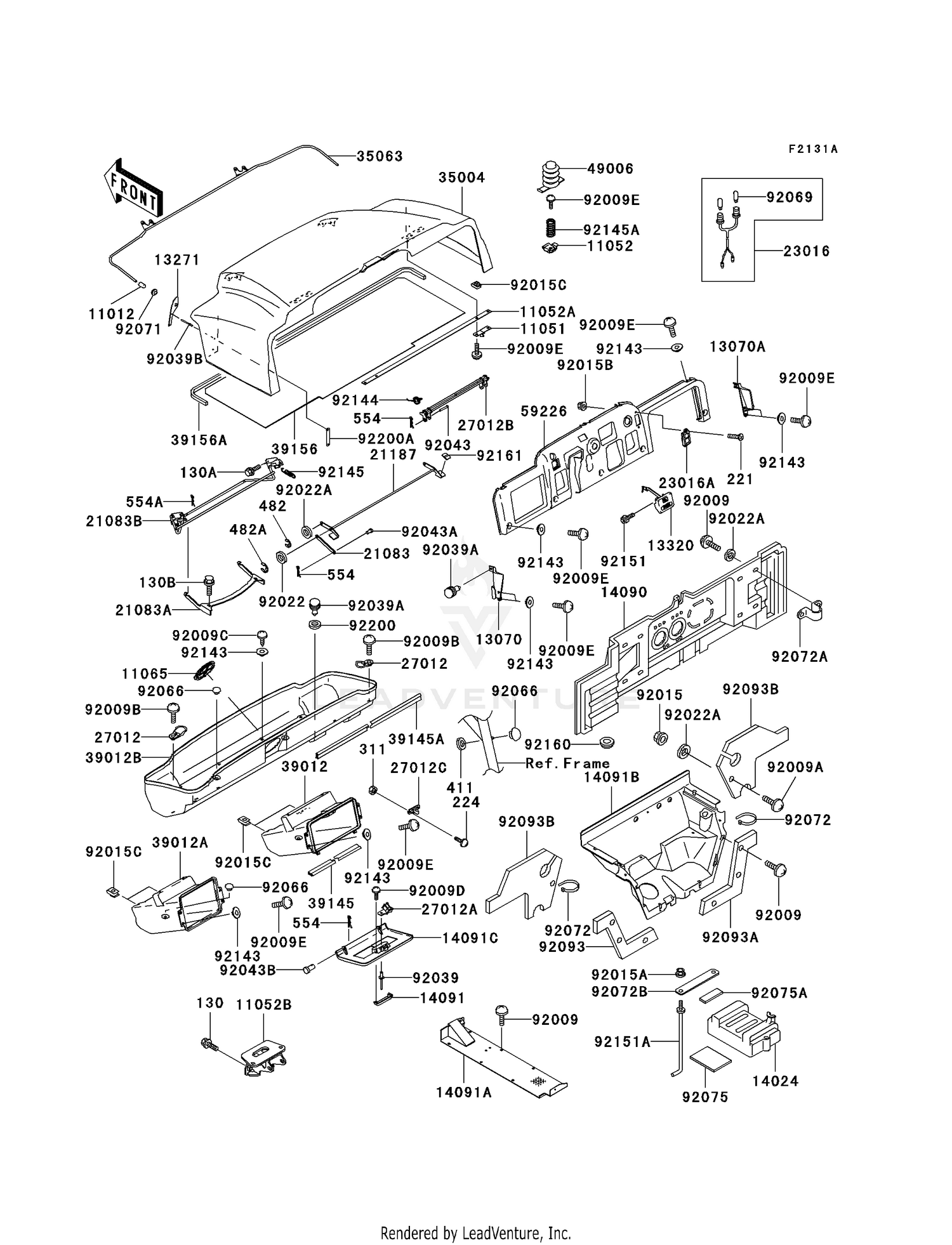 FRAME FITTINGS (KAF620-F2/F3)
