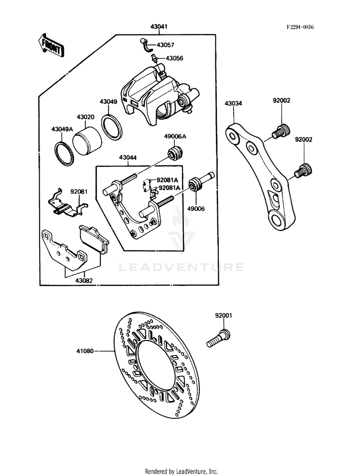 Rear Brake Schematic