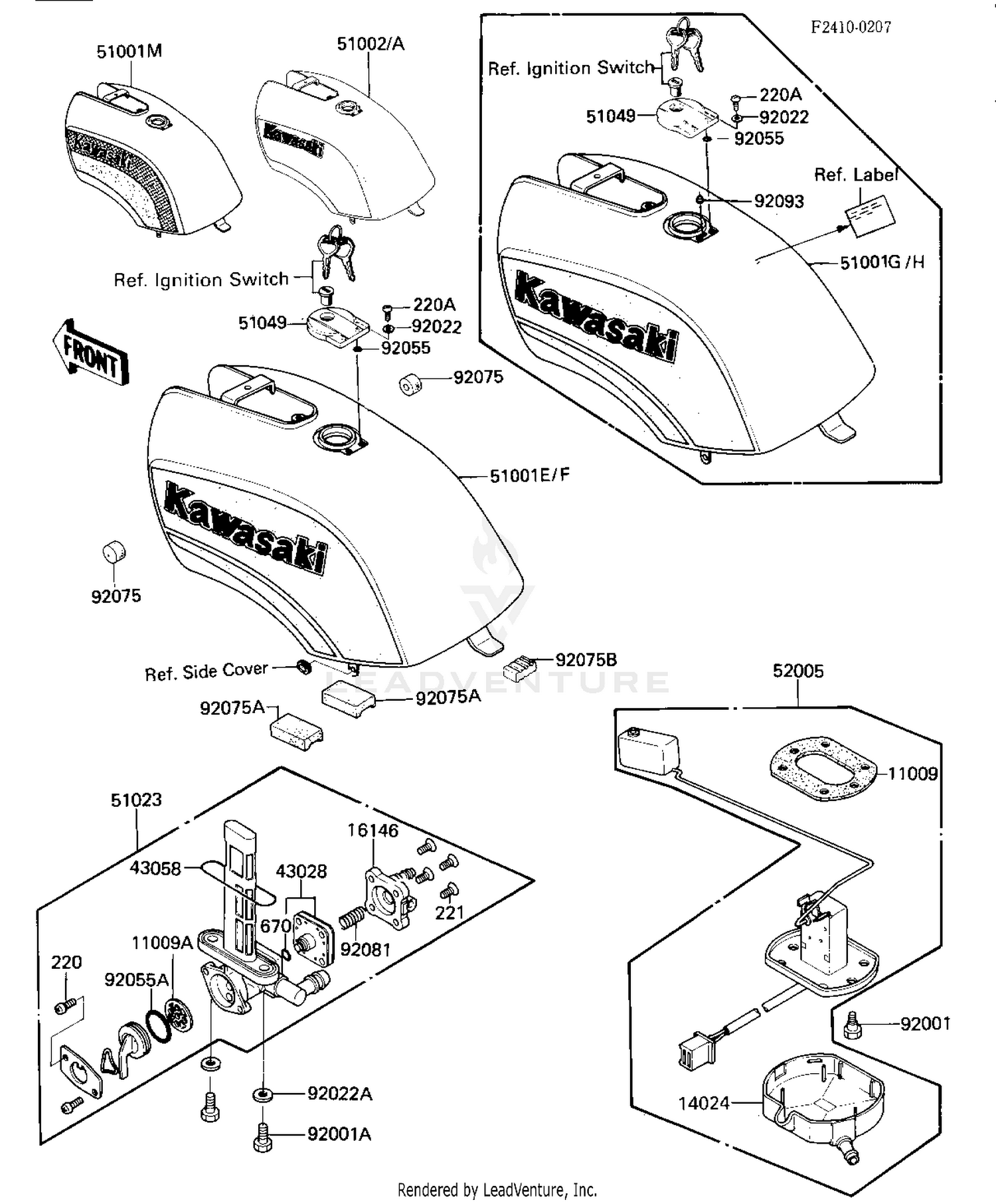 FUEL TANK (ZX550-A1/A2)