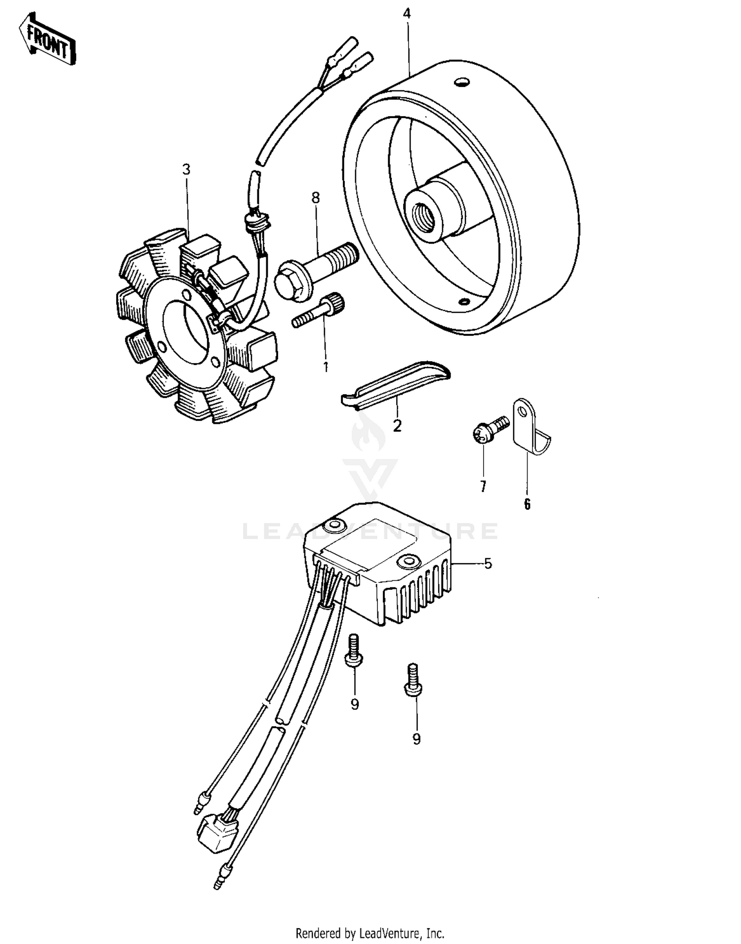 GENERATOR/REGULATOR ('80 B1)