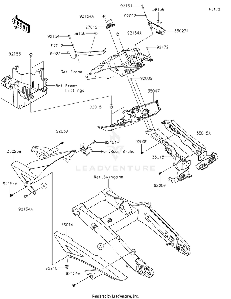 Rear Fender(S) Schematic