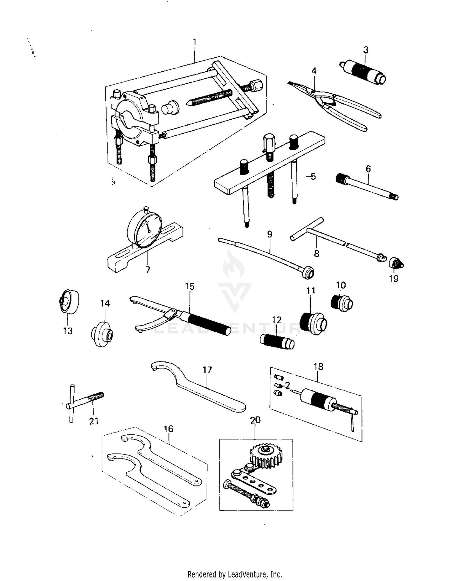 SPECIAL SERVICE TOOLS ('80 A6)