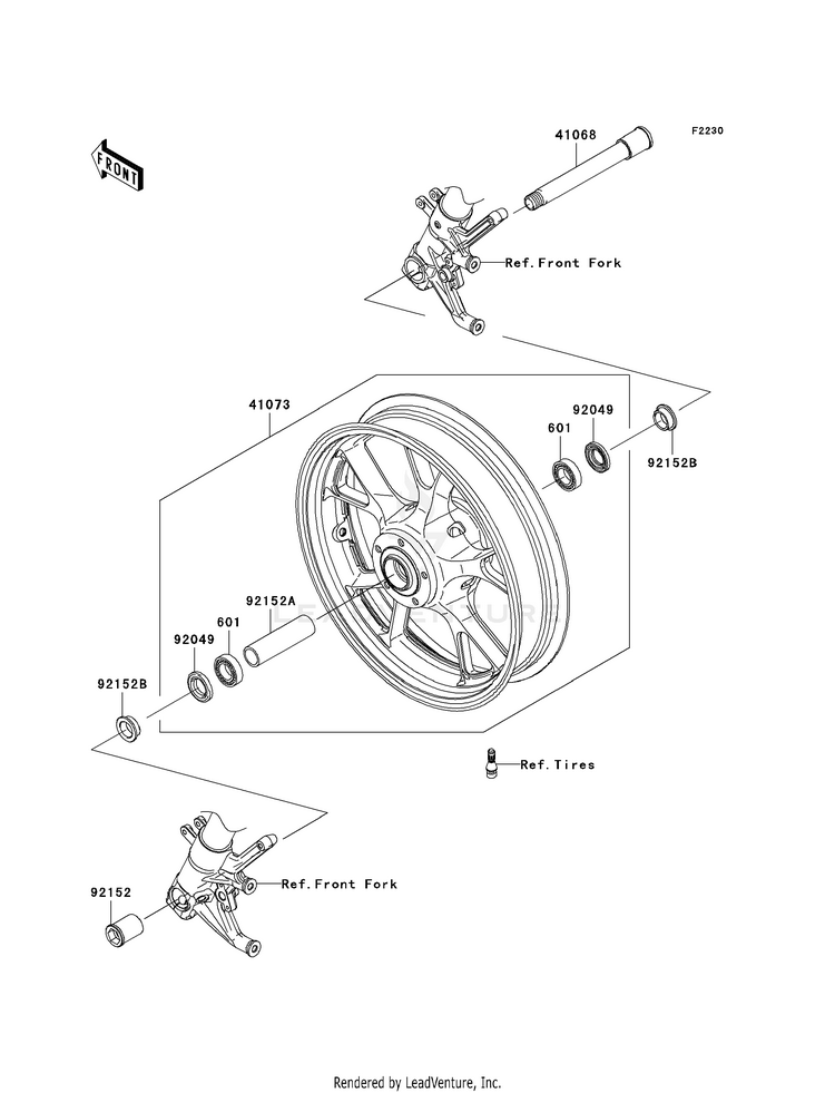 Front Wheel Schematic