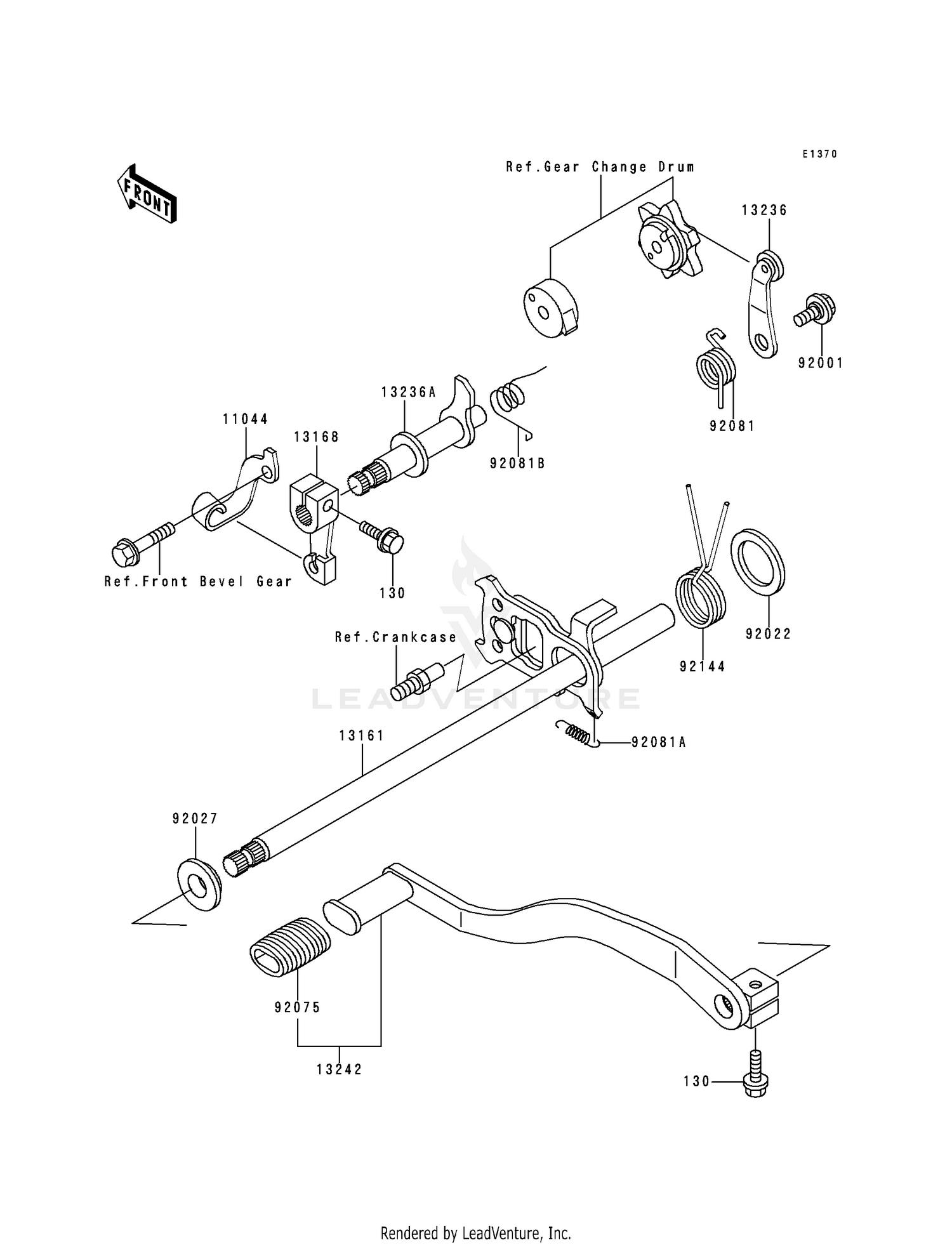 GEAR CHANGE MECHANISM