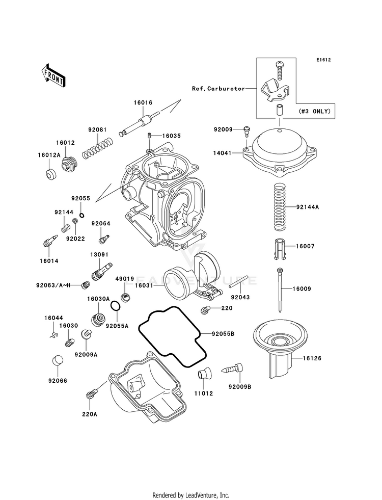 Carburetor Parts Schematic