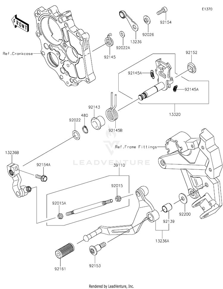 Gear Change Mechanism Schematic