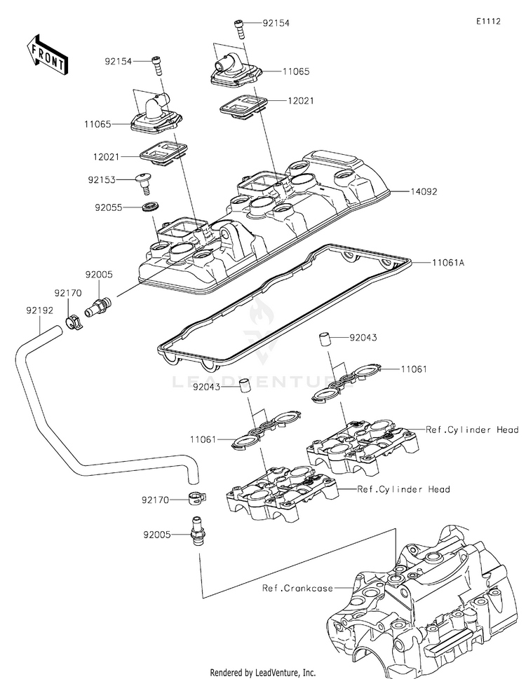 Cylinder Head Cover Schematic