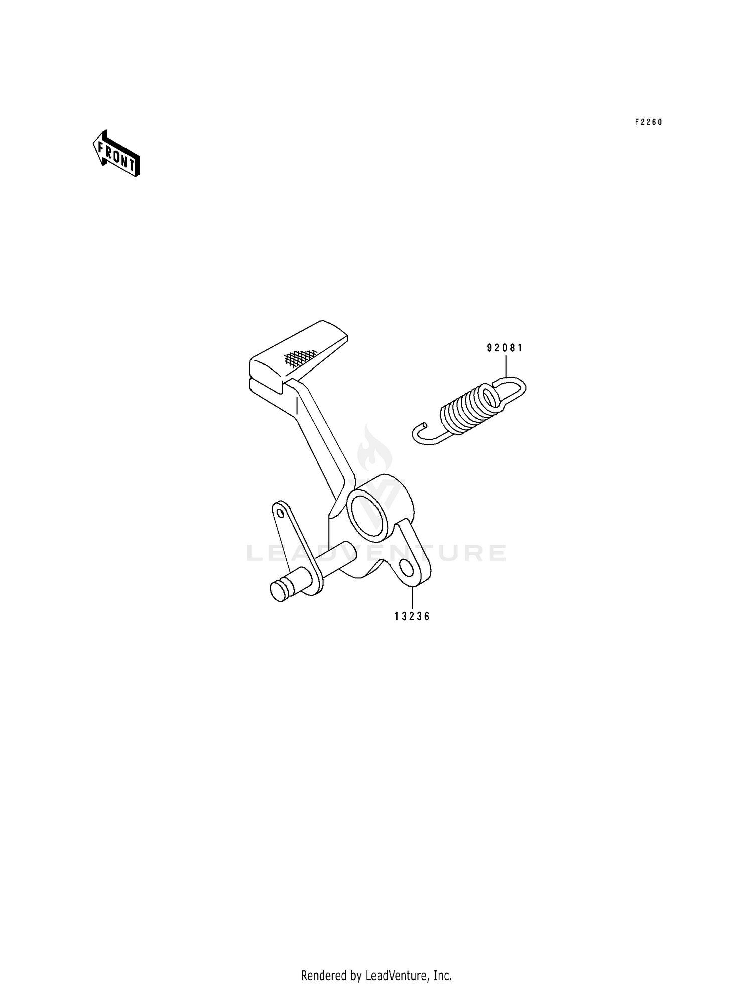 BRAKE PEDAL/TORQUE LINK