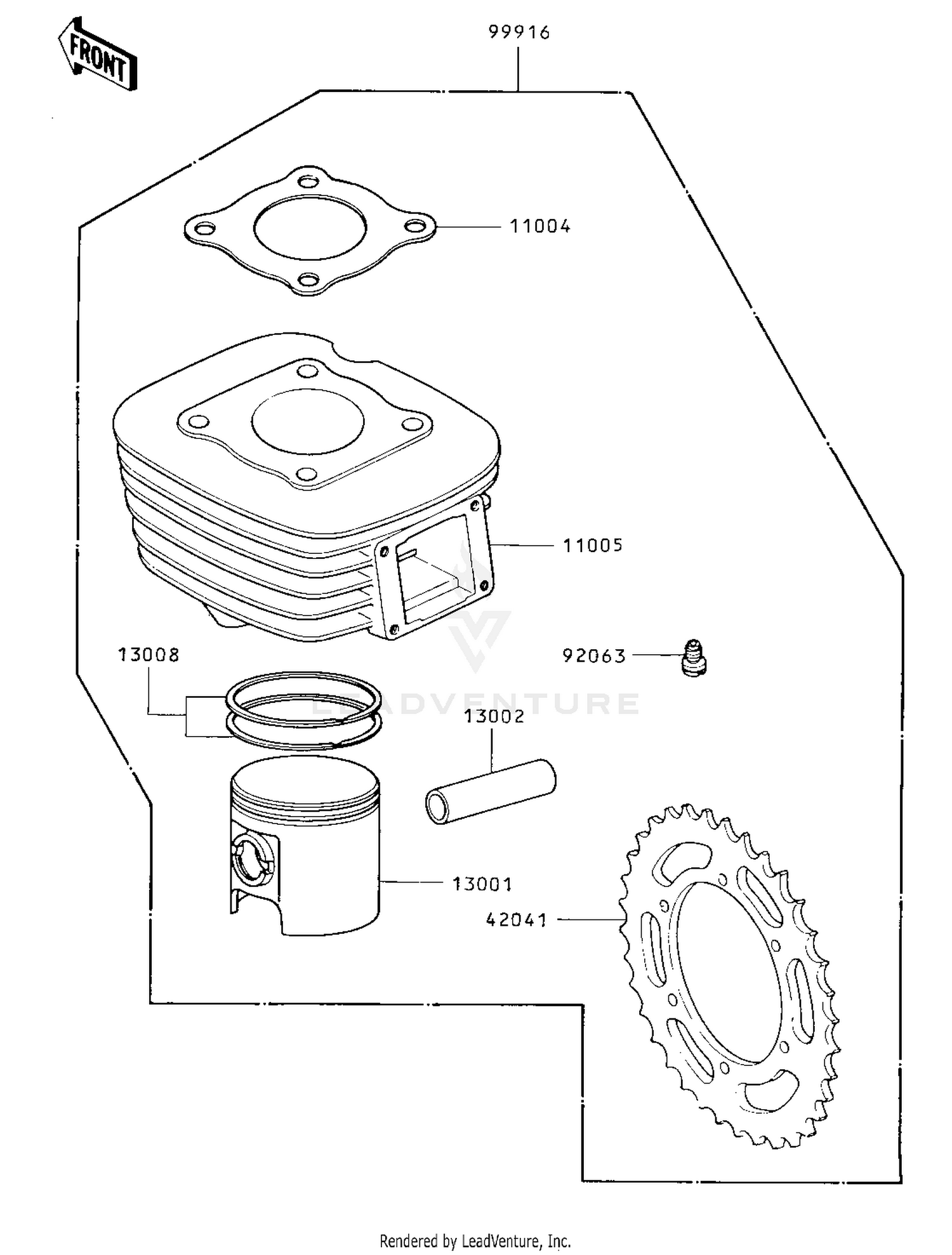 OPTIONAL PARTS ('82 KX80-C2)