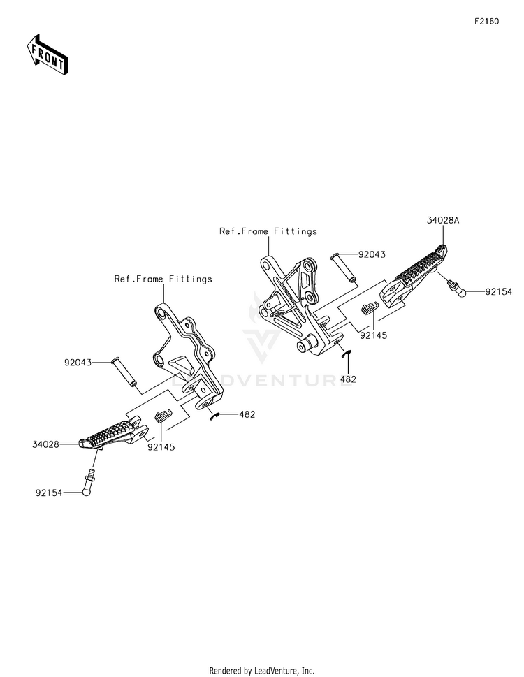 Footrests Schematic