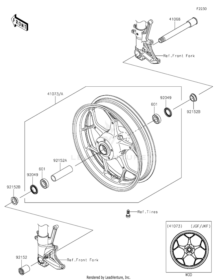 Front Wheel Schematic