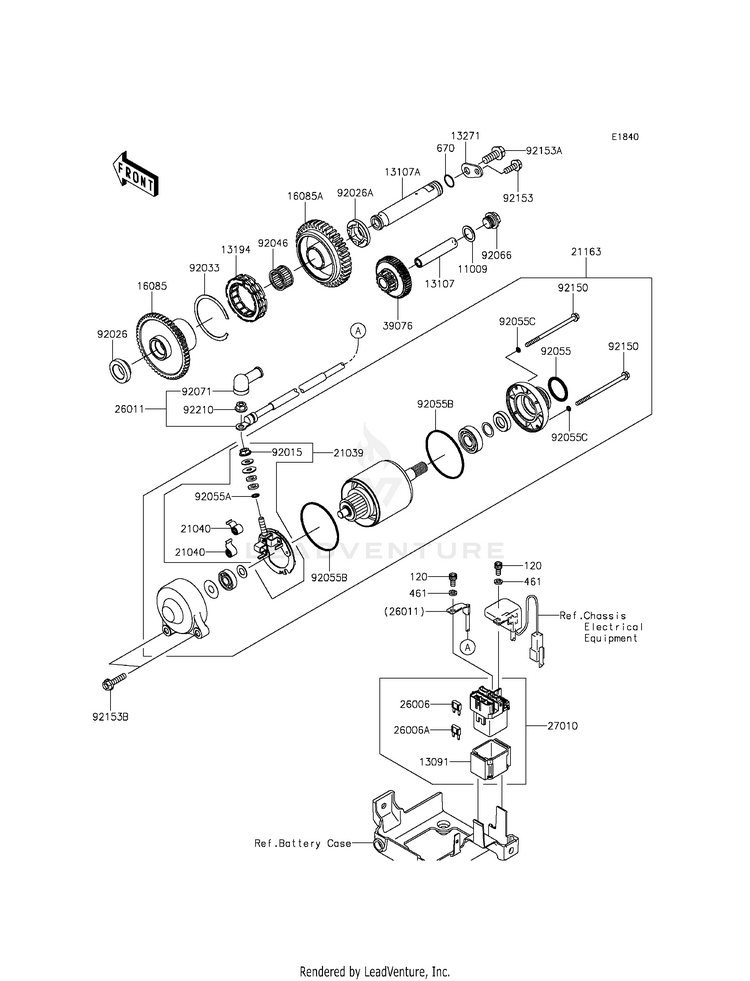 Starter Motor Schematic