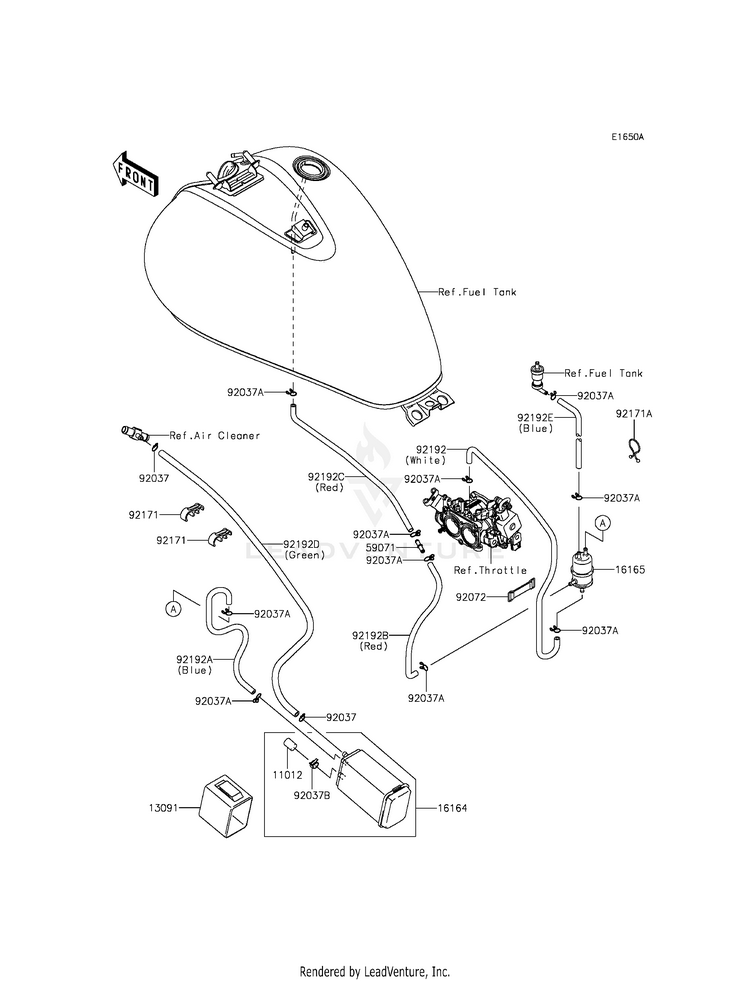 Fuel Evaporative System (Dcf-Dff)(Ca) Schematic