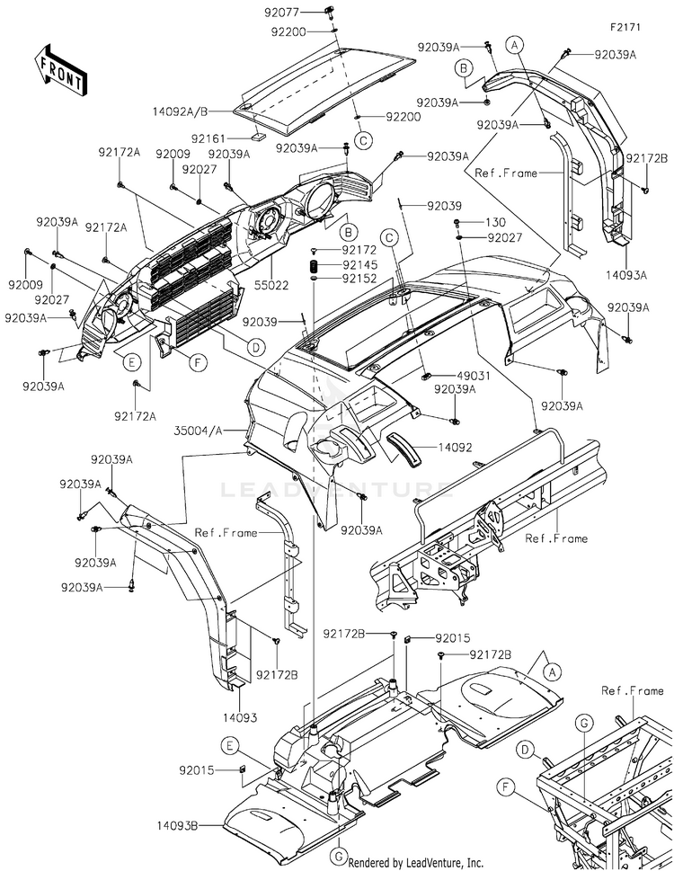 Front Fender(S) Schematic