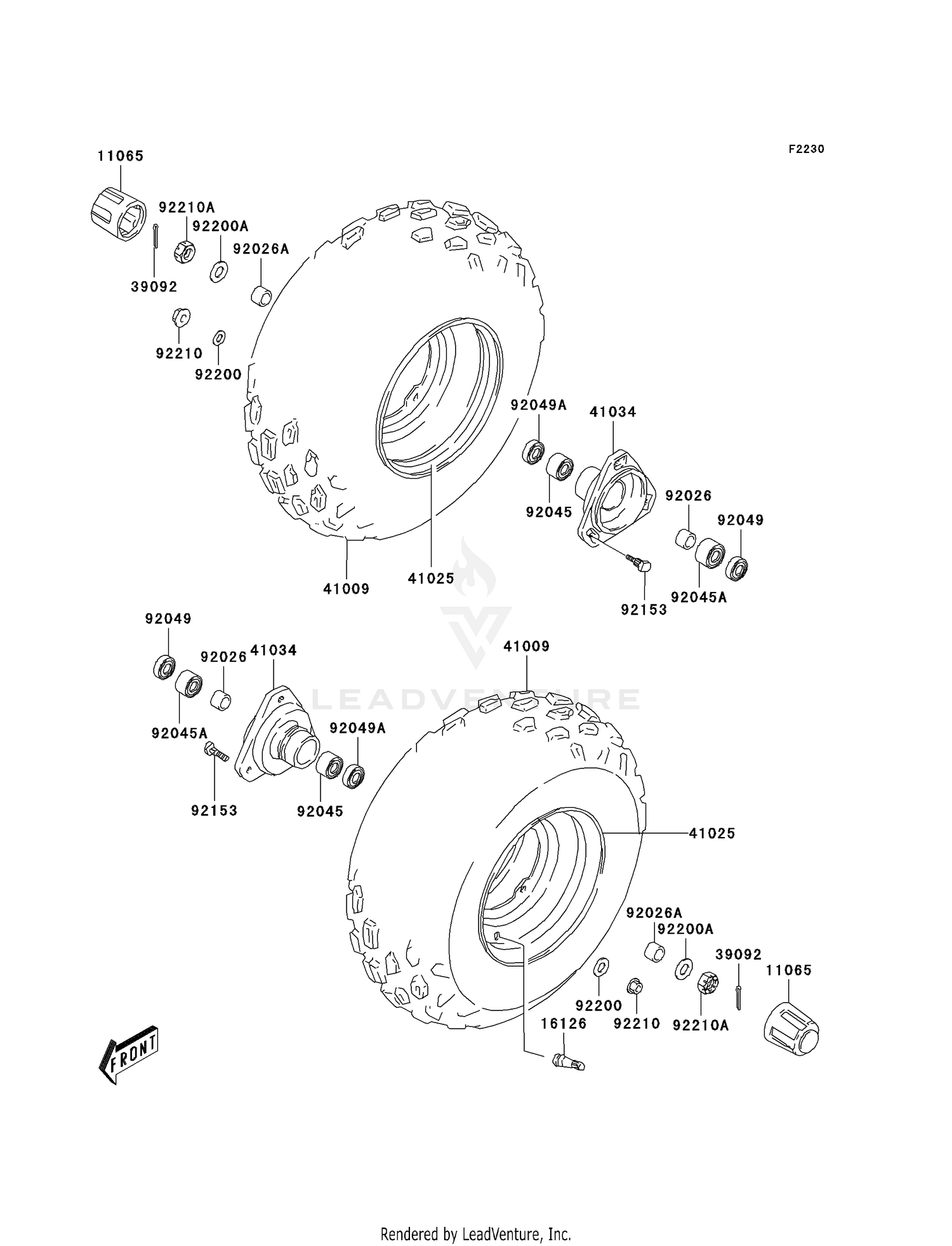 FRONT HUB