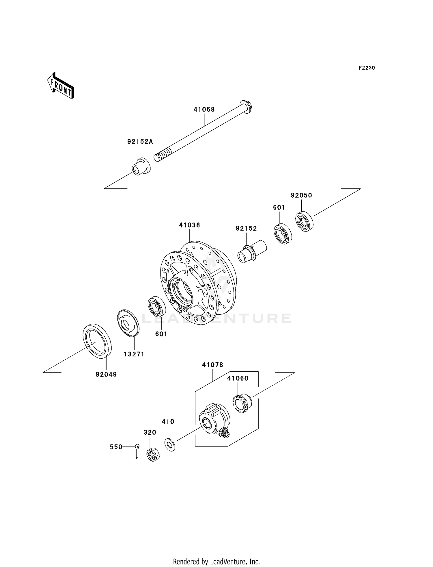 FRONT HUB