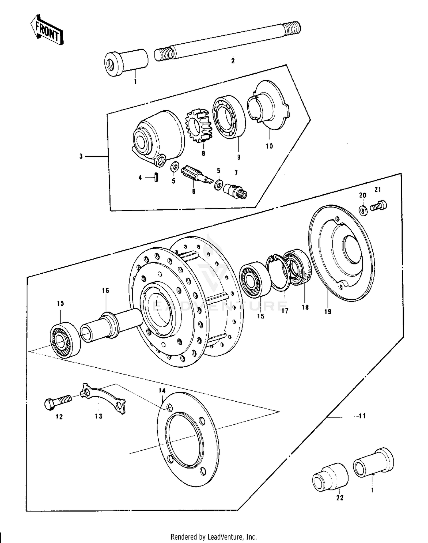 FRONT HUB