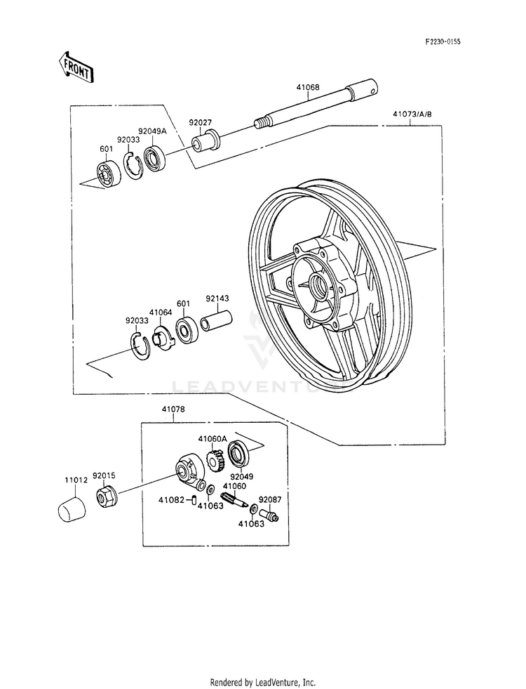 Front Wheel Schematic