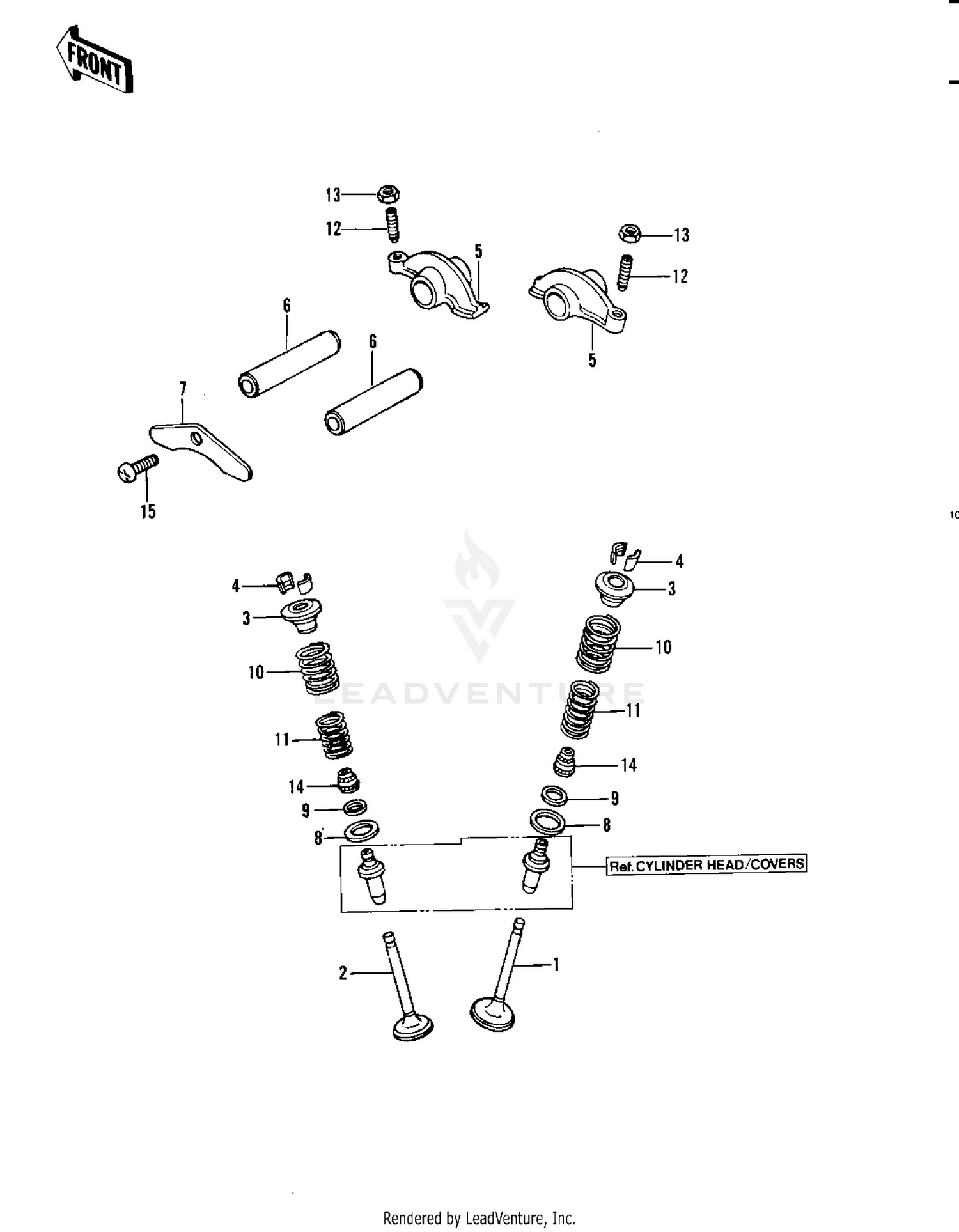 ROCKER ARMS/VALVES ('82 A1)