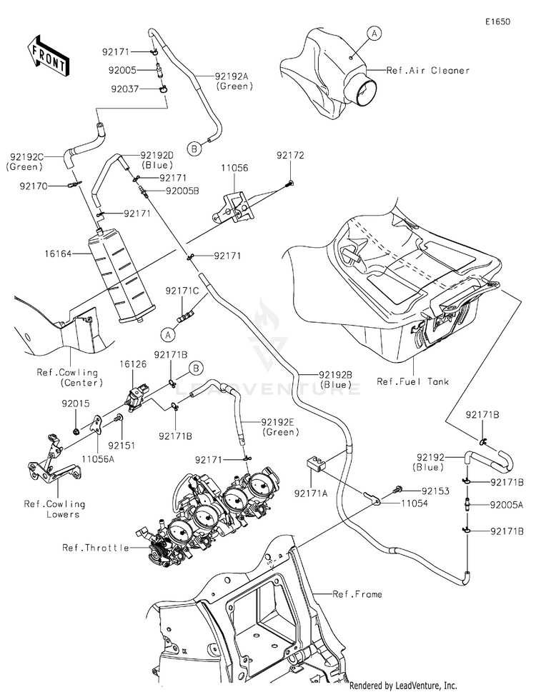 Fuel Evaporative System(Ca) Schematic