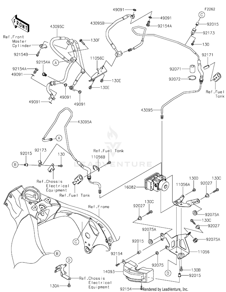 Brake Piping Schematic