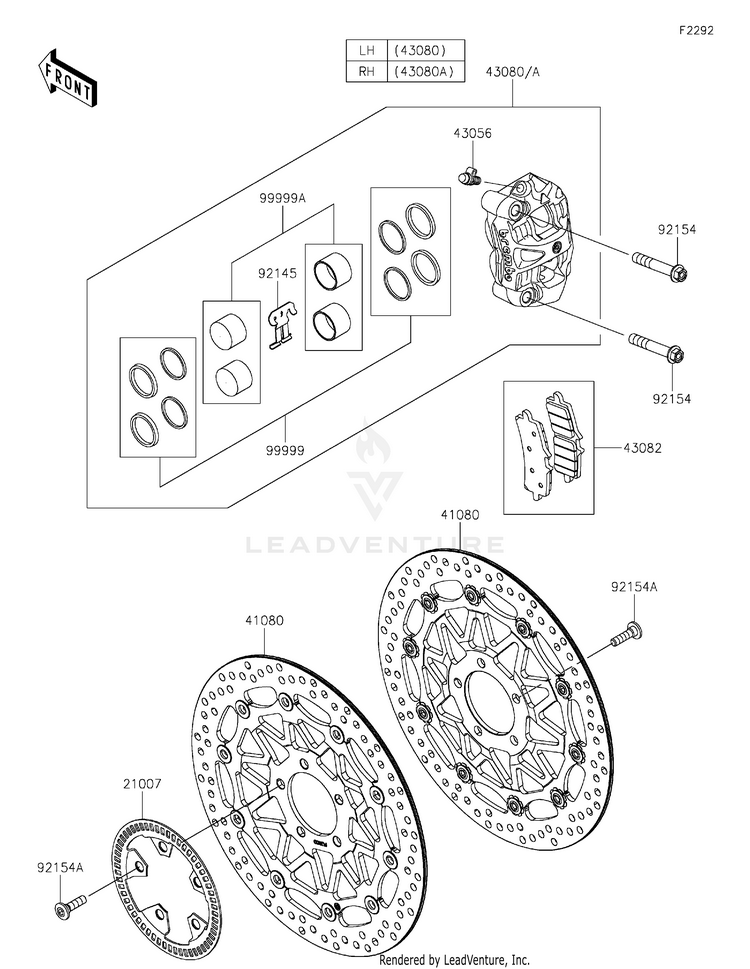 Front Brake Schematic