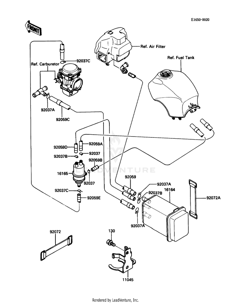 Fuel Evaporative System Schematic