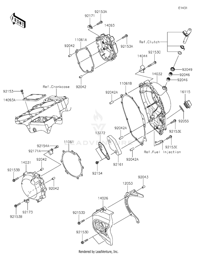 Engine Cover(S) Schematic