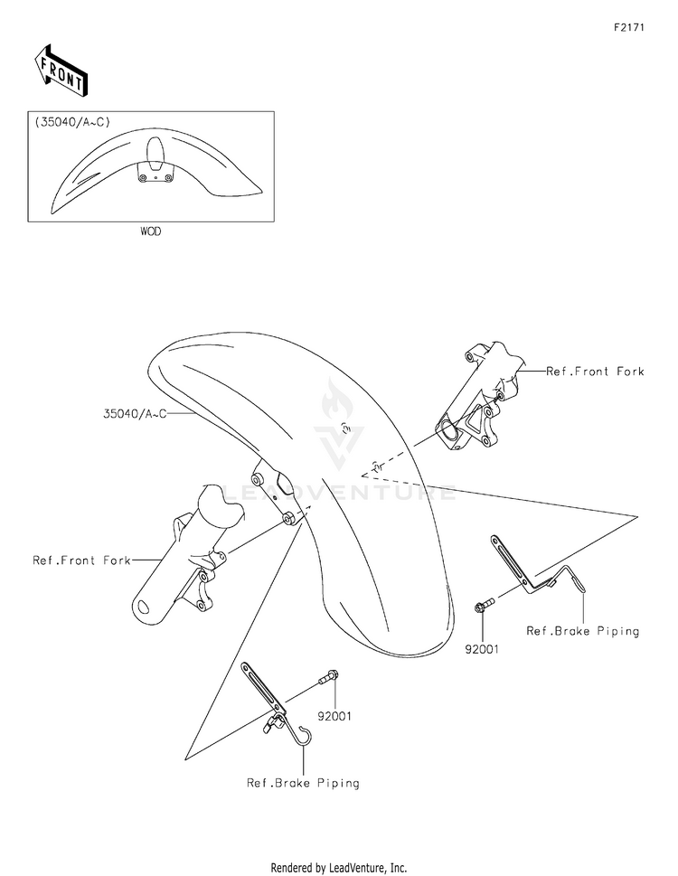 Front Fender(S) Schematic