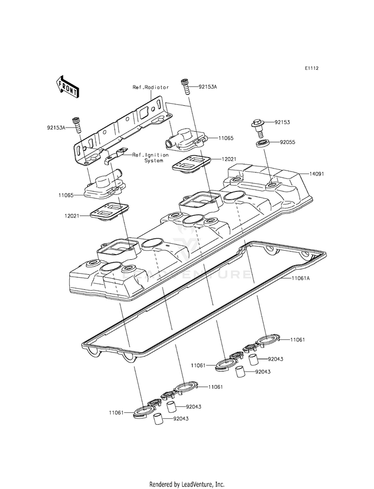 Cylinder Head Cover Schematic