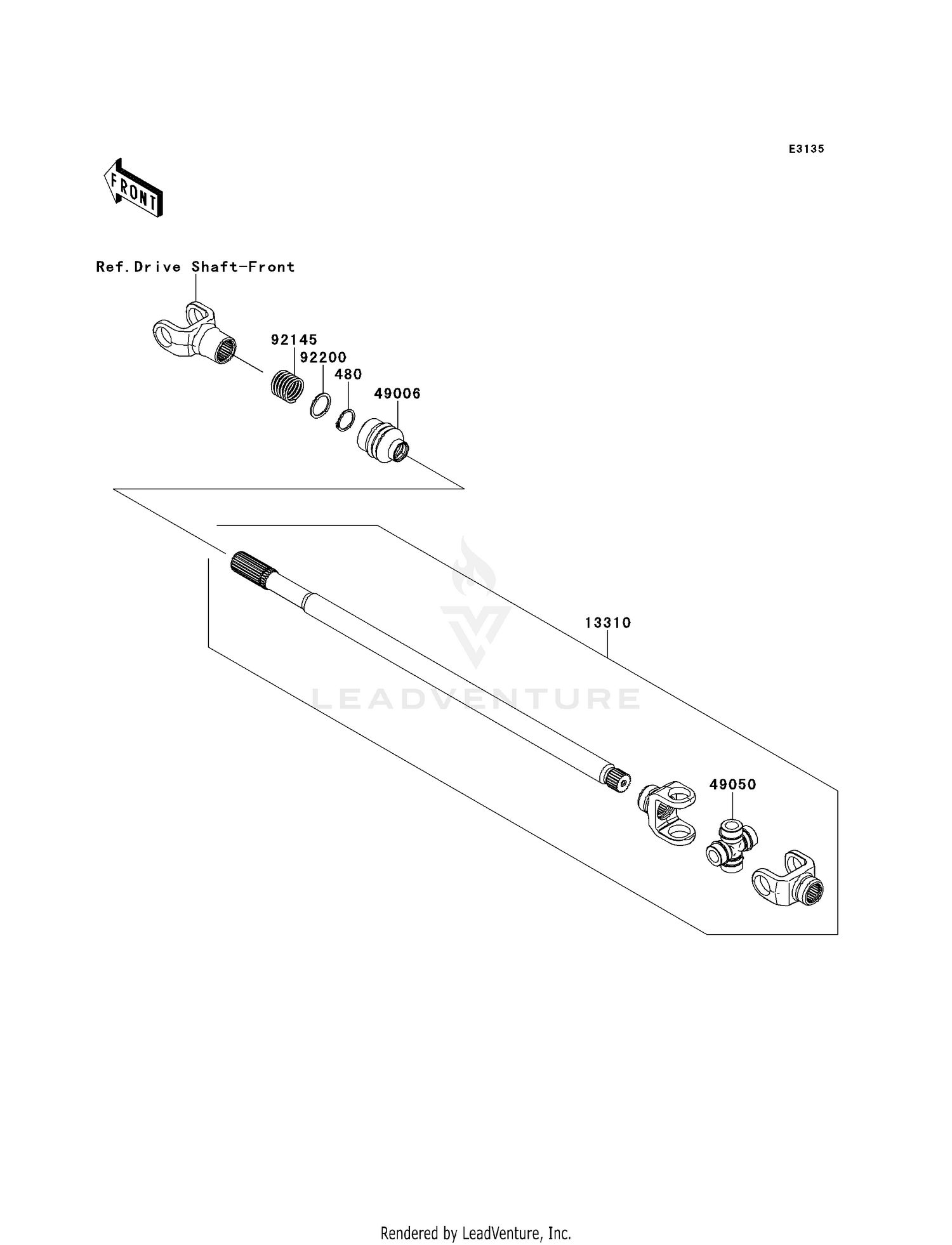 DRIVE SHAFT-PROPELLER