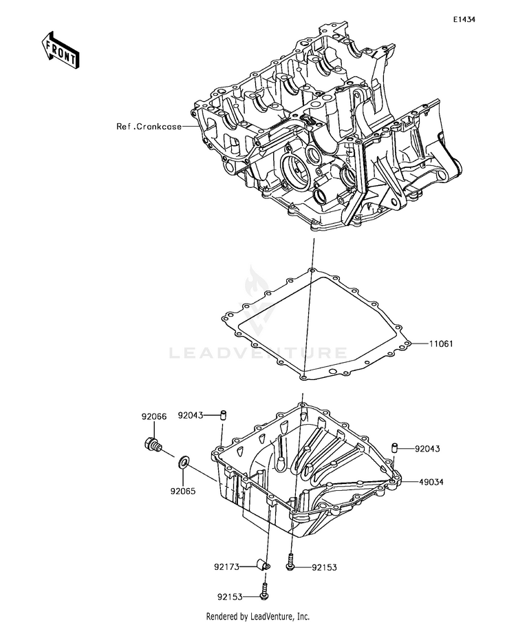 Oil Pan Schematic