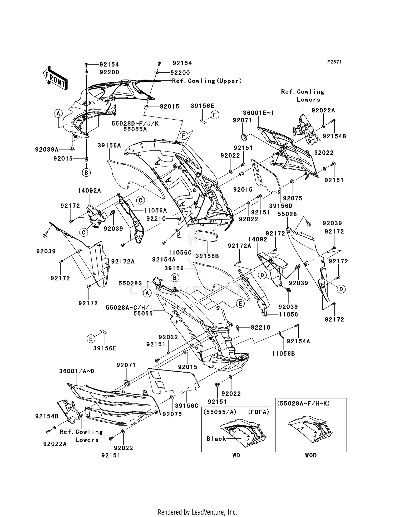 COWLING (CENTER)