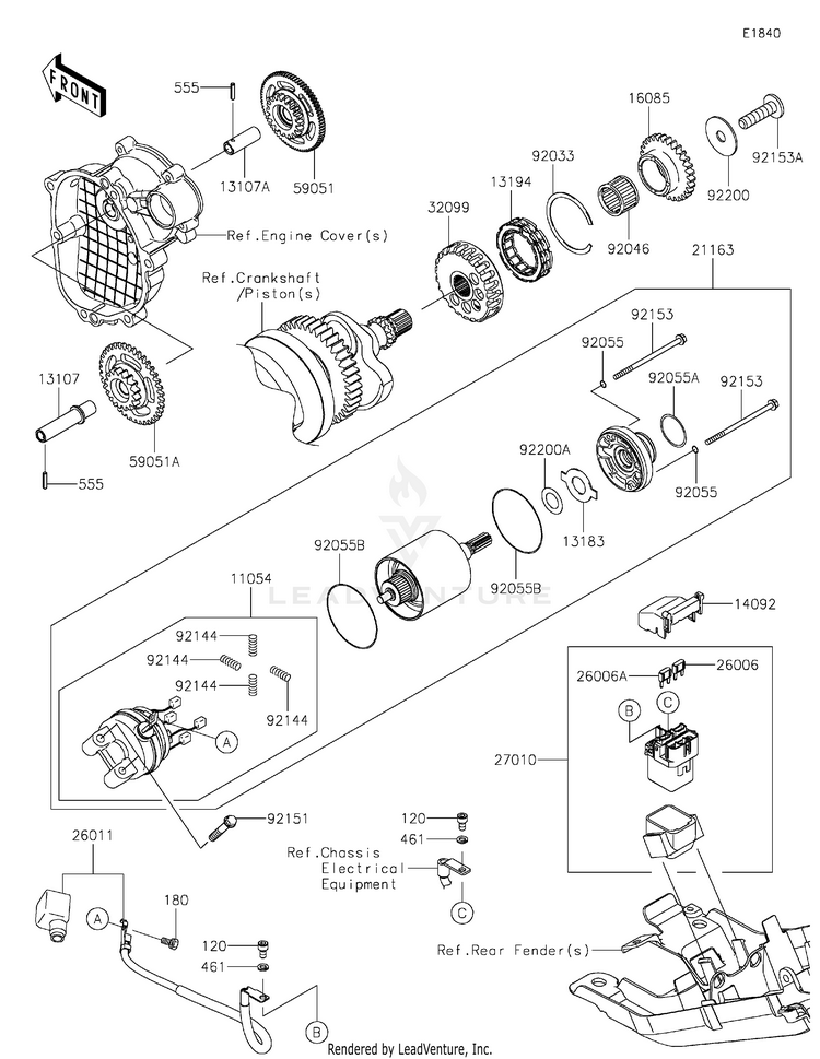 Starter Motor Schematic