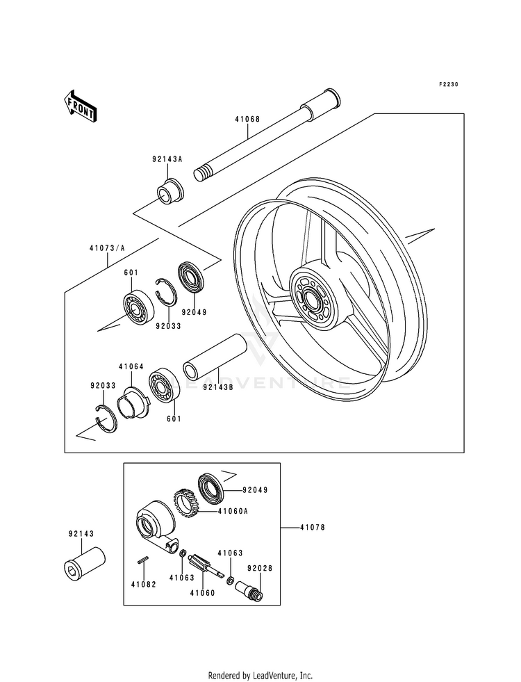 Front Wheel Schematic