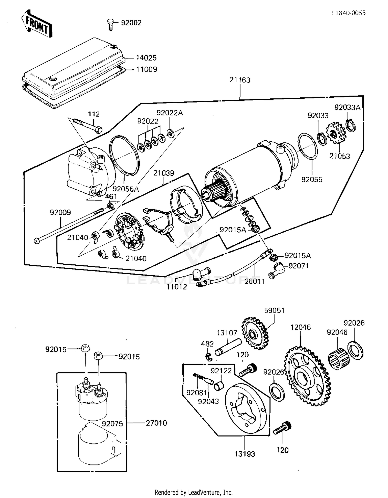 STARTER MOTOR/STARTER CLUTCH