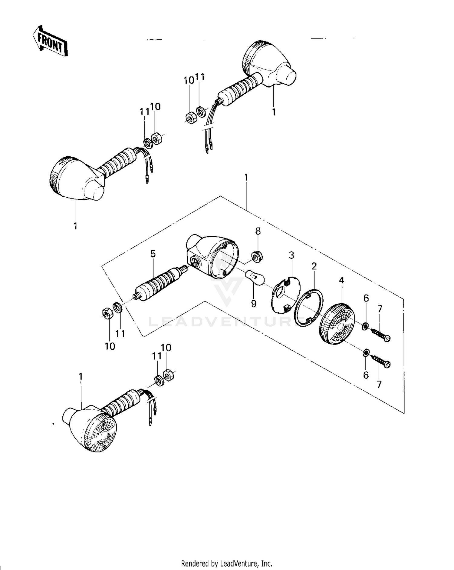 TURN SIGNALS (KM100-A6/A7)