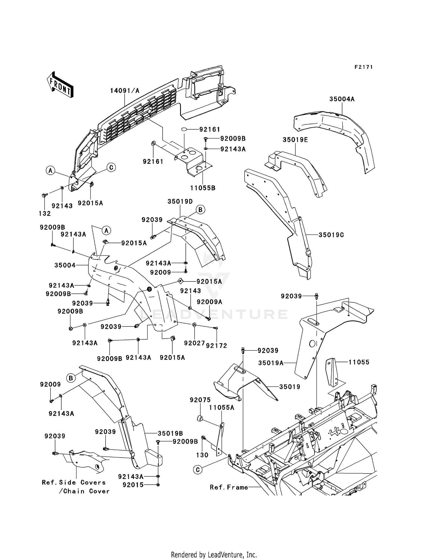 FRONT FENDER(S)(P9F-PBF)