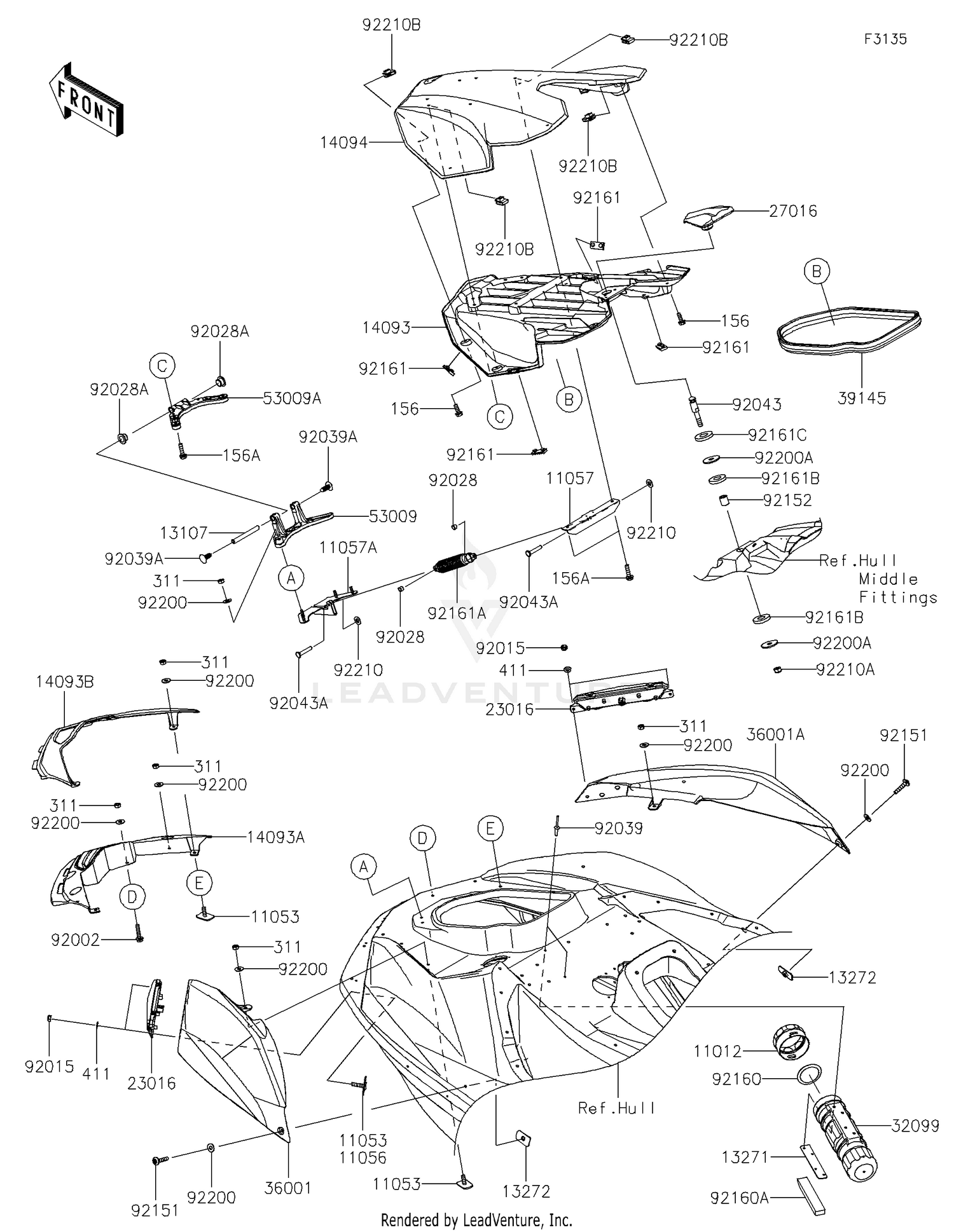 Hull Front Fittings