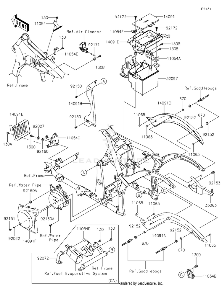 Frame Fittings Schematic