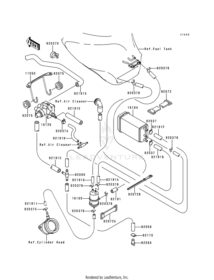 Fuel Evaporative System Schematic