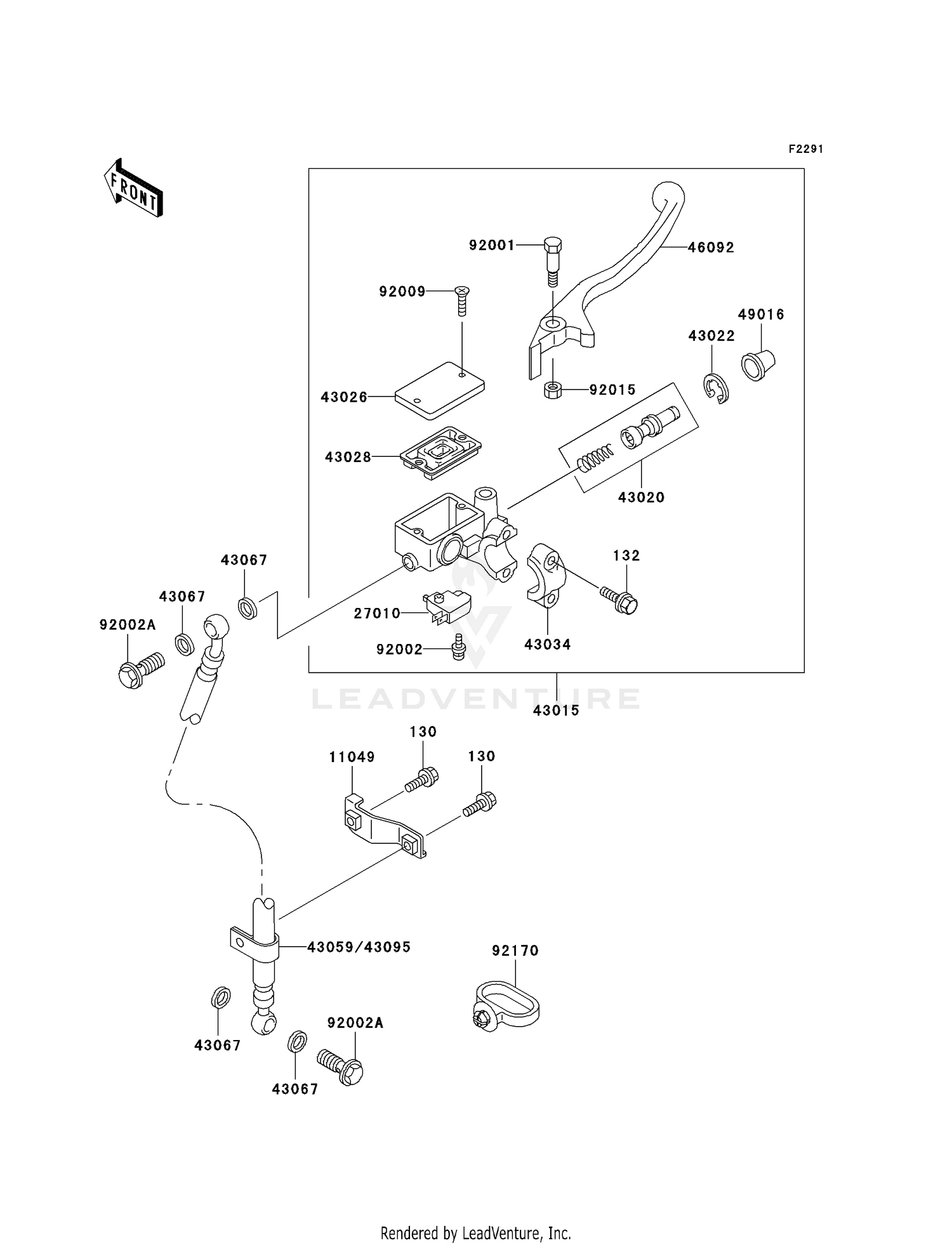 FRONT MASTER CYLINDER
