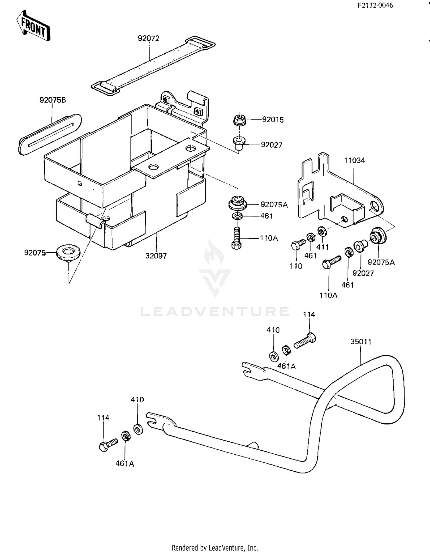 BATTERY CASE/ELECTRO BRACKET