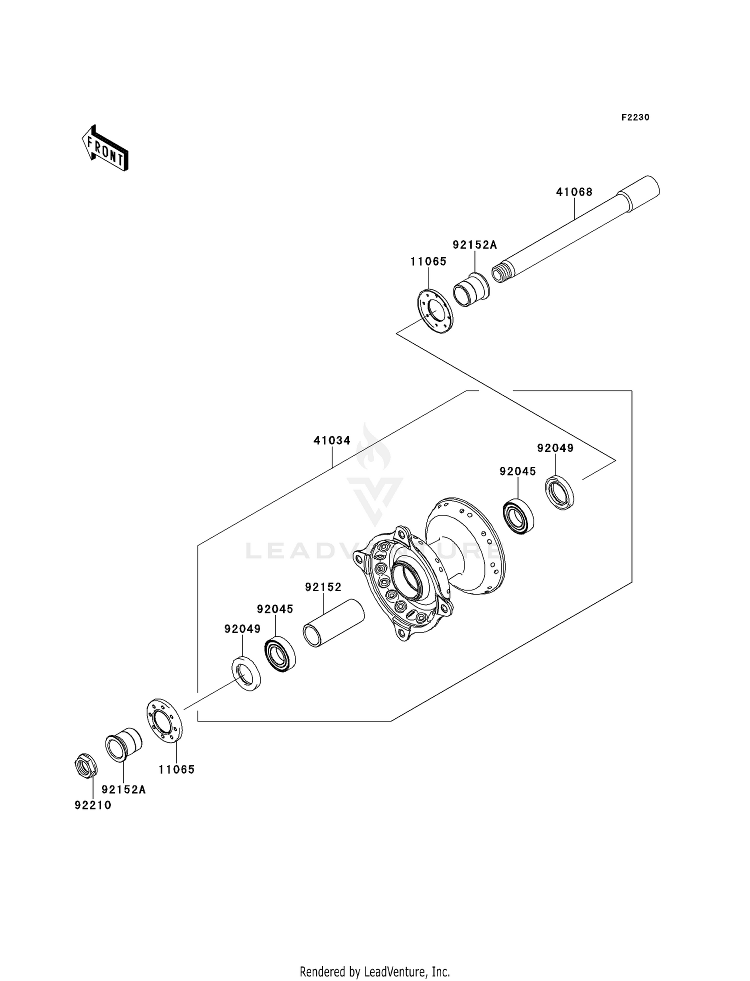 FRONT HUB