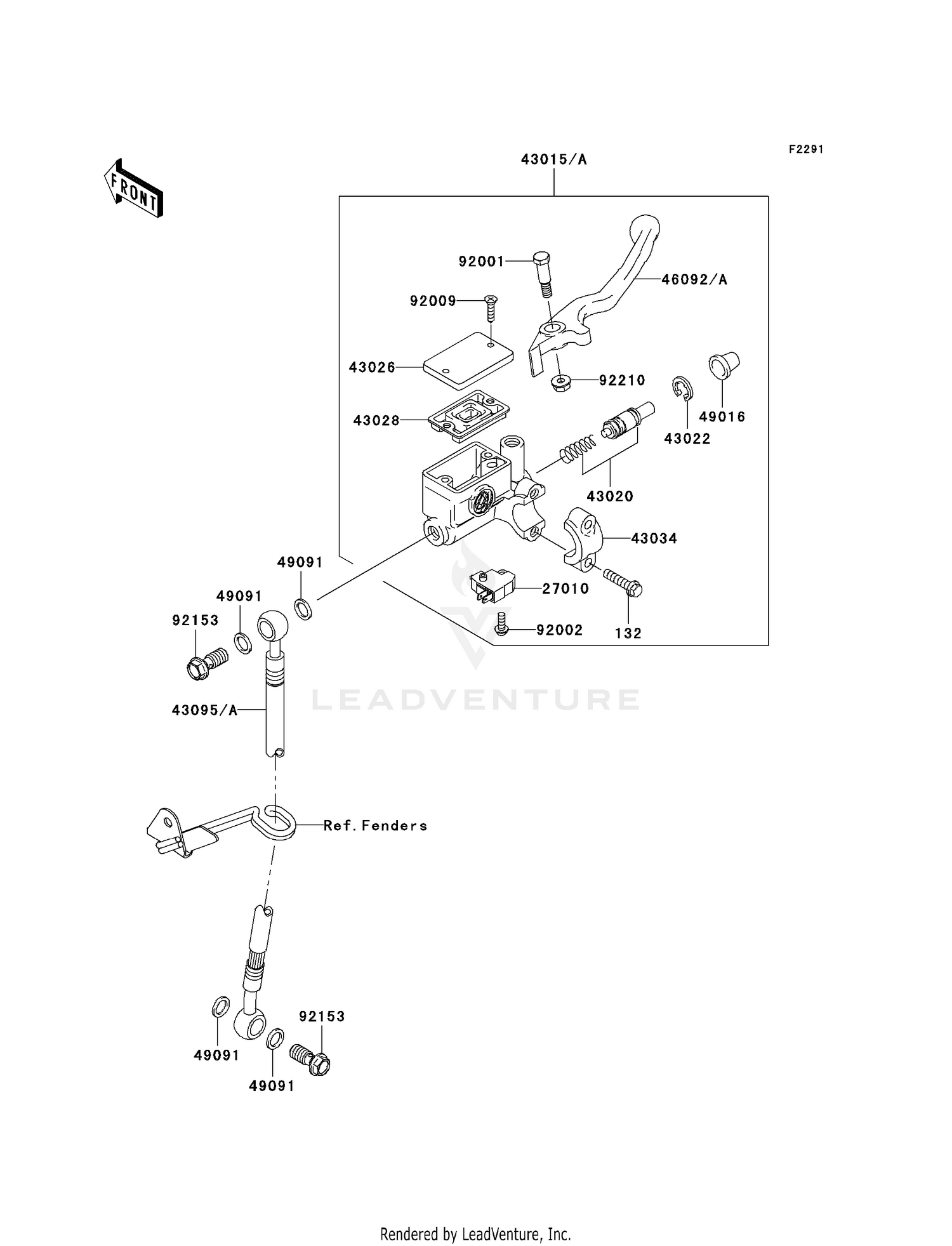 FRONT MASTER CYLINDER