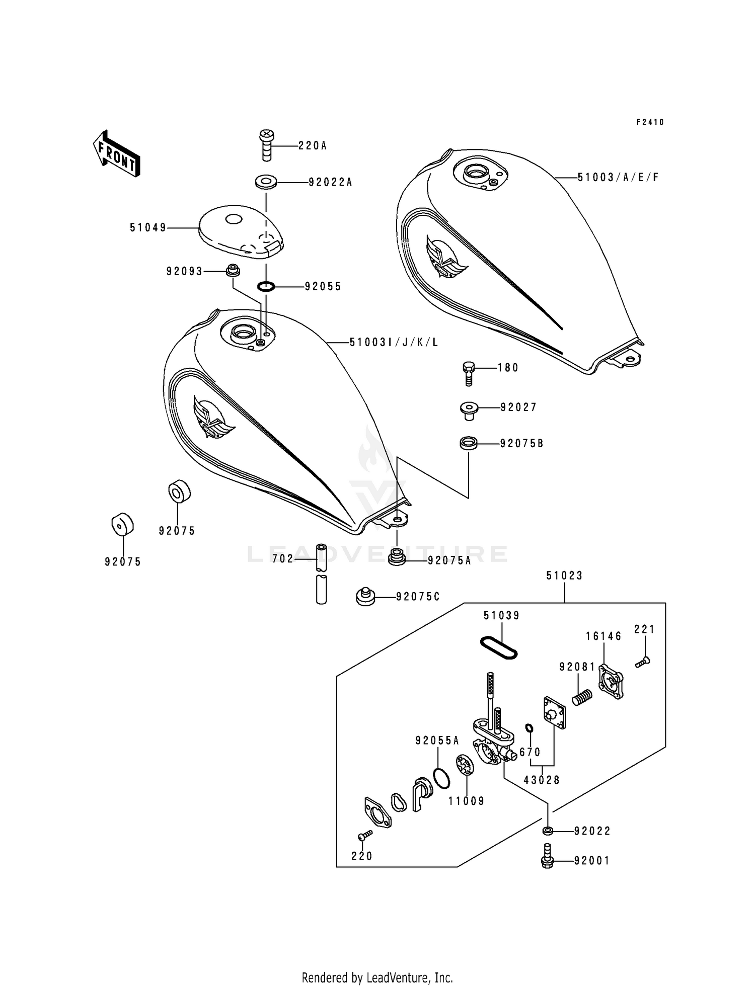 FUEL TANK (EN500-A1/A2/A3)