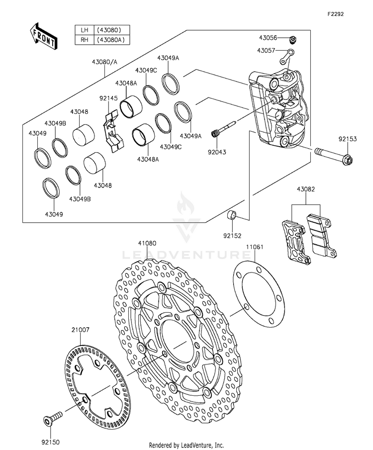 Front Brake Schematic