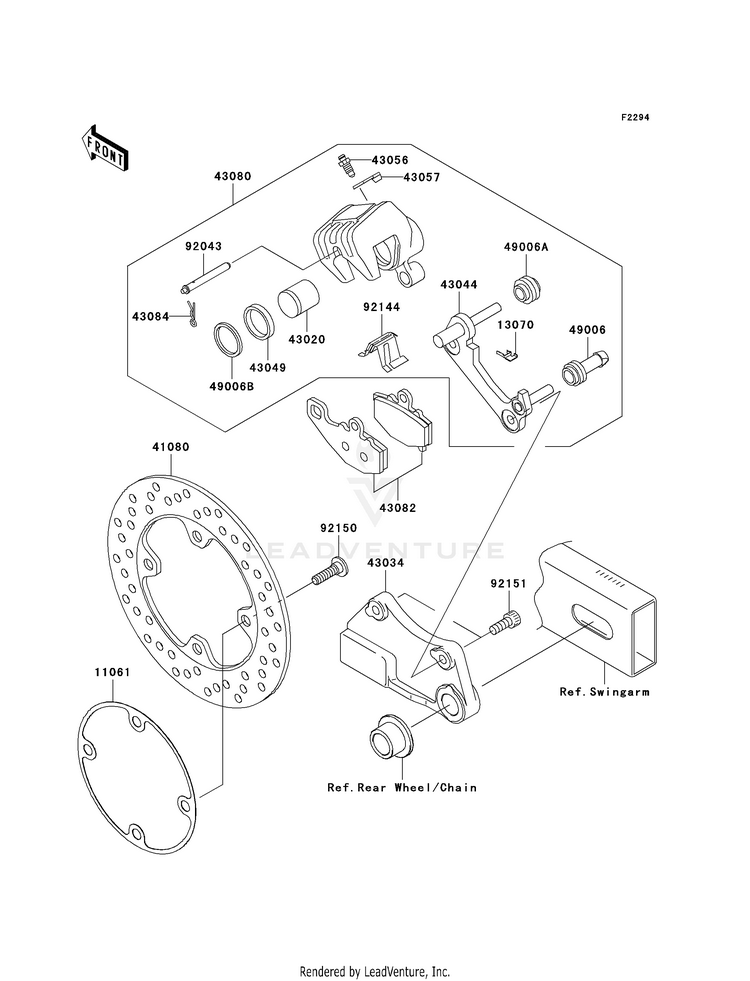 Rear Brake Schematic