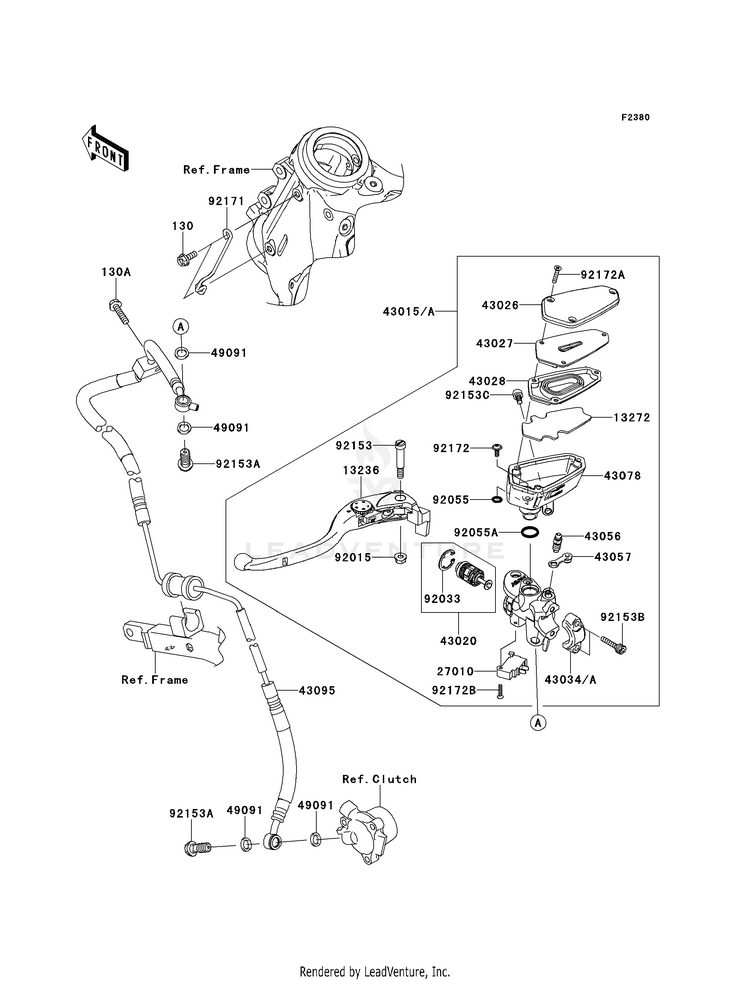 Clutch Master Cylinder Schematic
